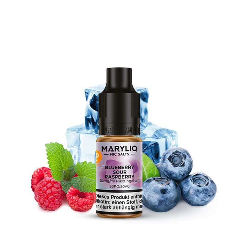 MARYLIQ Blueberry Sour Raspberry Liquid Nikotinsal...