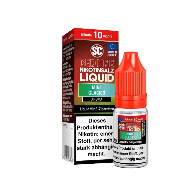Mint Glacier Nikotinsalz Liquid SC Red Line