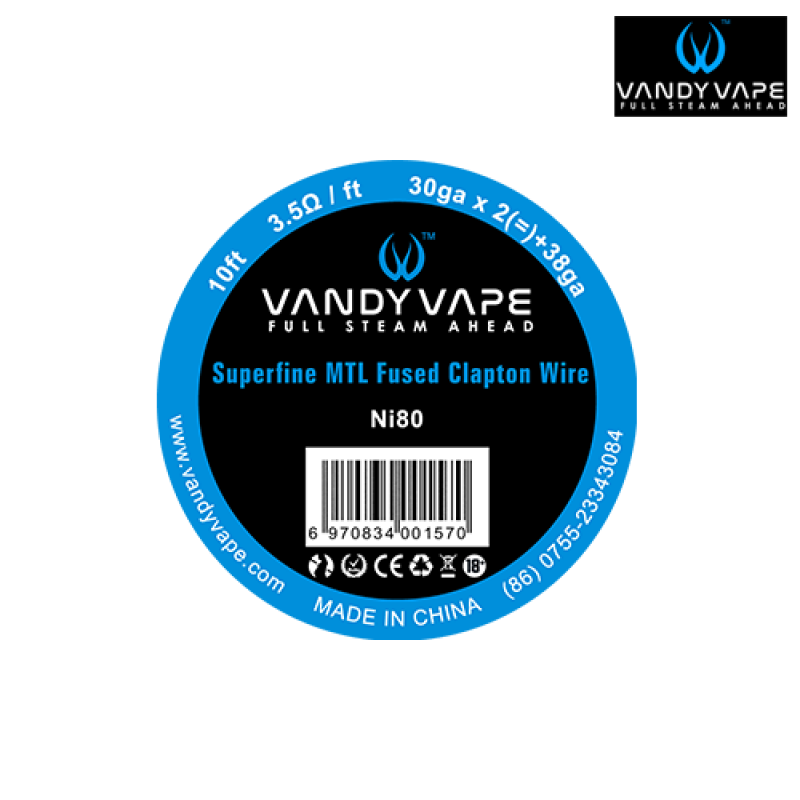 Vandy Vape - Superfine MTL Fused Clapton - Wickeld...