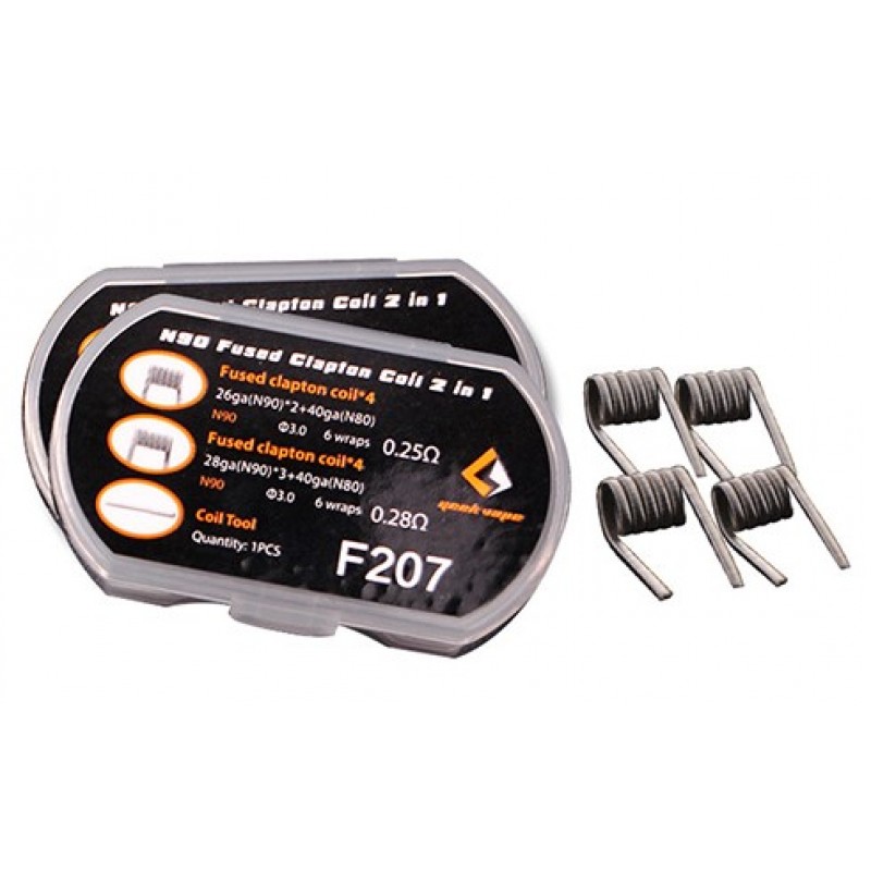 GeekVape - N90 Fused Clapton Coil 2 in 1 (8 Stück...