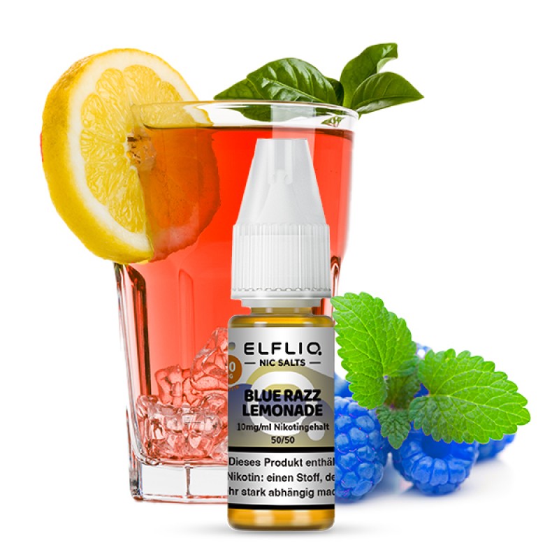 ELFLIQ Blue Razz Lemonade Liquid Nikotinsalz Elfba...