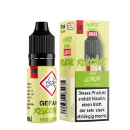 Neon Lemon Liquid Hybrid Nicsalt Revoltage