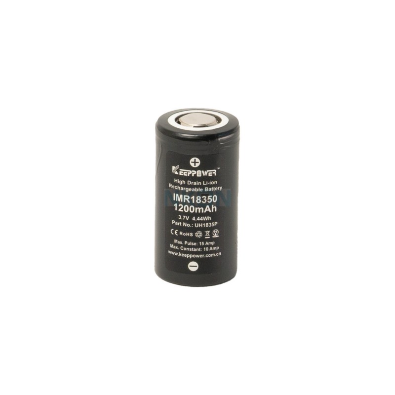 Keeppower IMR18350 15A 1200mAh Akku