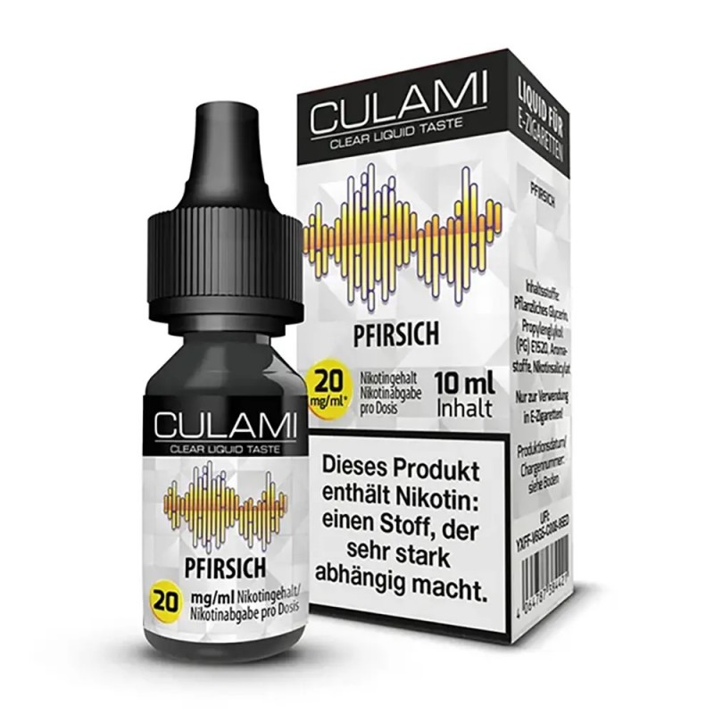 Pfirsich Nikotinsalz Liquid Culami