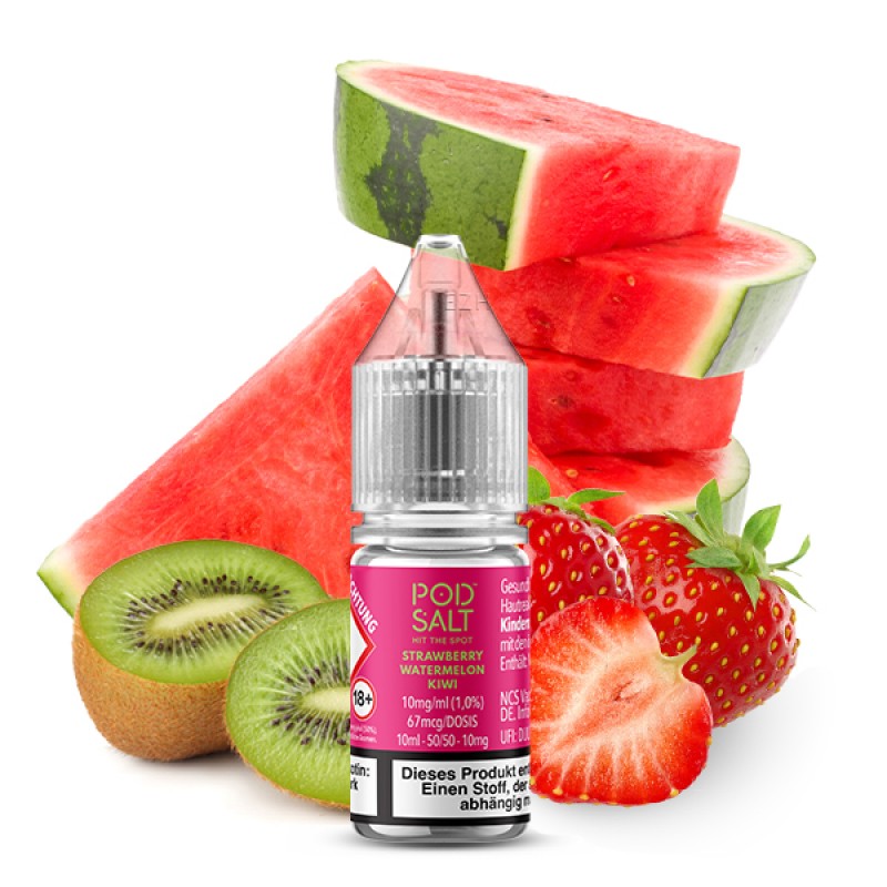 Pod Salt Xtra Liquid Strawberry Watermelon Kiwi Ni...