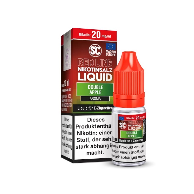 Double Apple Nikotinsalz Liquid SC Red Line
