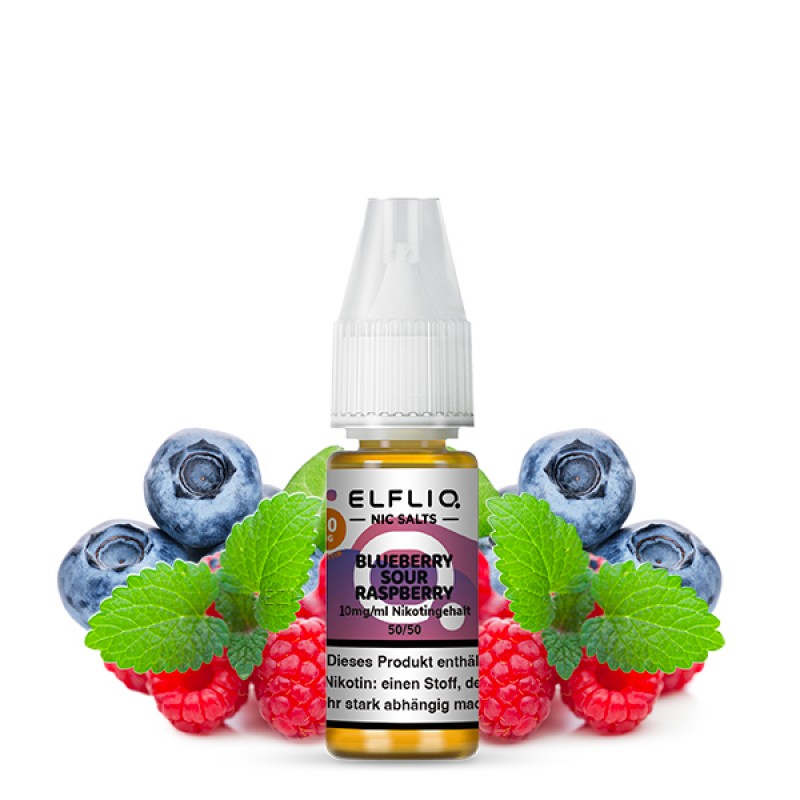 ELFLIQ Blueberry Sour Raspberry Liquid Nikotinsalz...