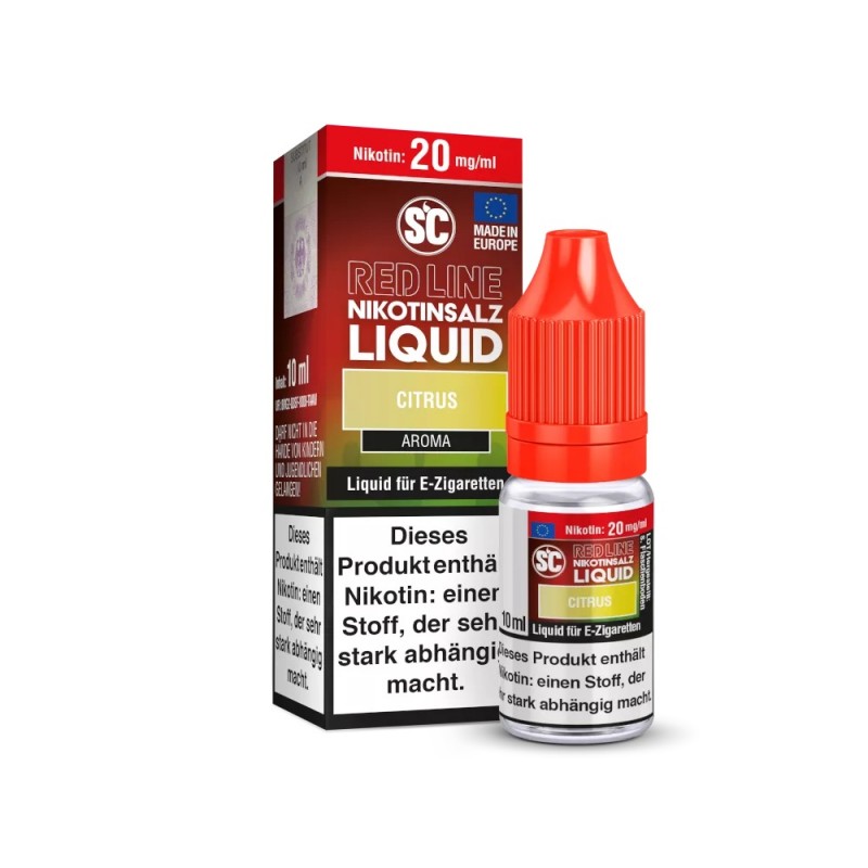 Citrus Nikotinsalz Liquid SC Red Line