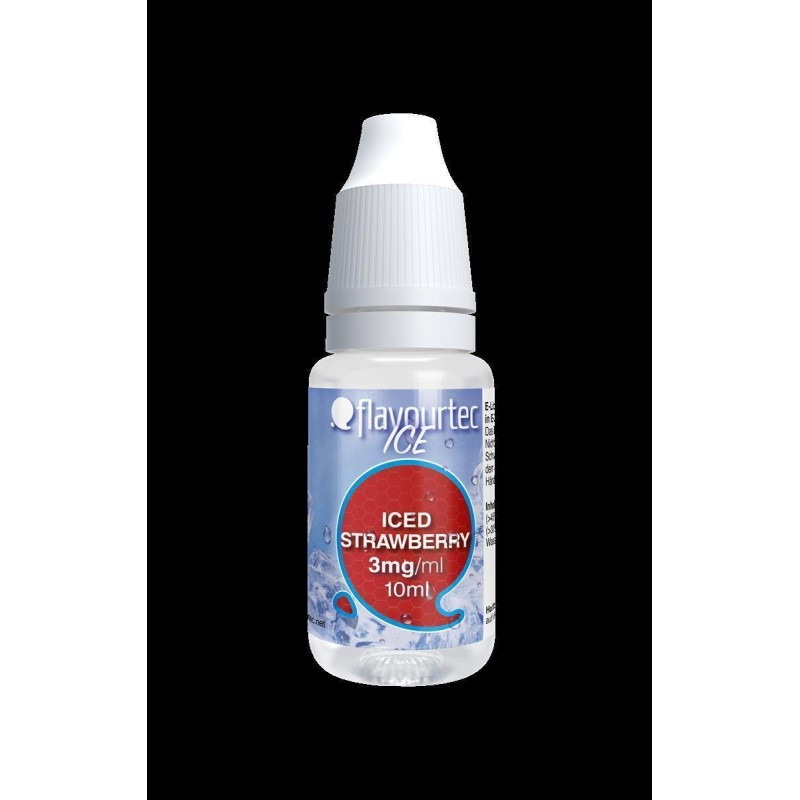 Iced Strawberry e-Liquid - 10ml - Flavourtec
