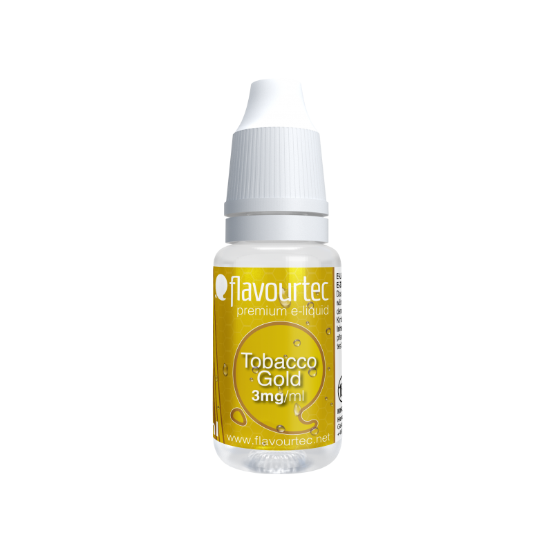 Tabak Gold - e-Liquid - 10ml - Flavourtec