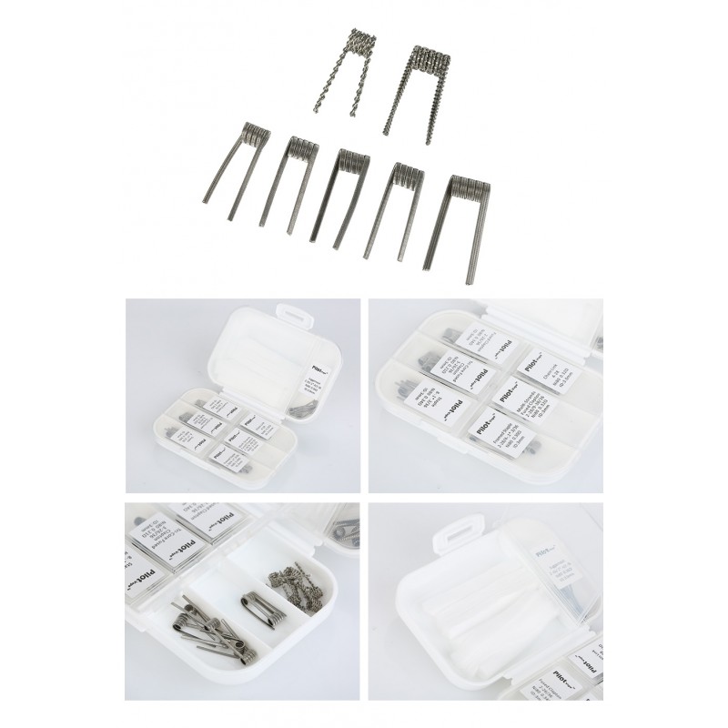PilotVape 7in1 Ni80 Pre-made Coilset (42pcs)