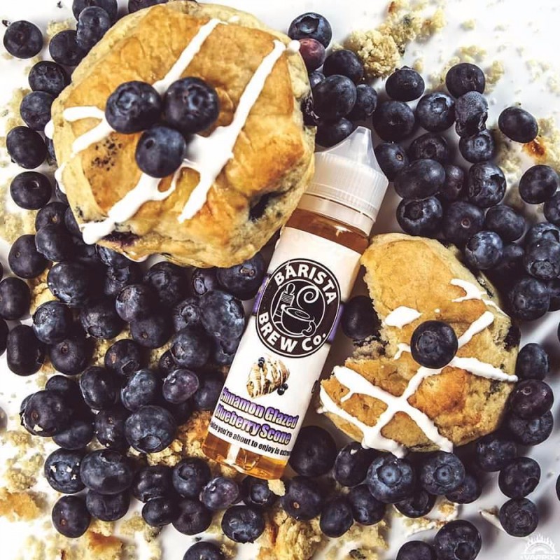 Barista Bew - Cinnamon Glazed Blueberry Scone - e-...