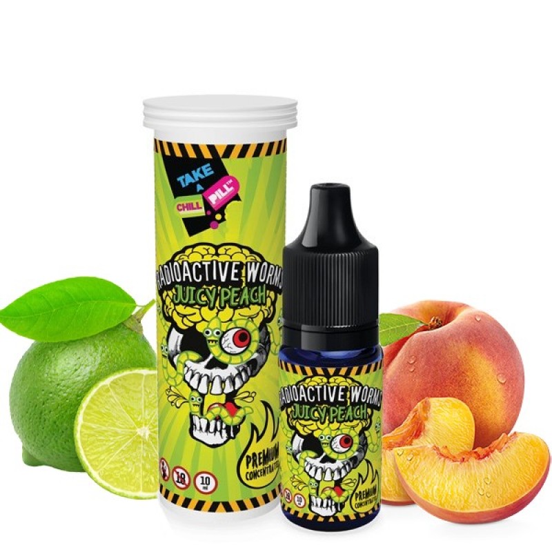 Radioactive Worms - Juicy Peach Aroma 10ml by Chil...