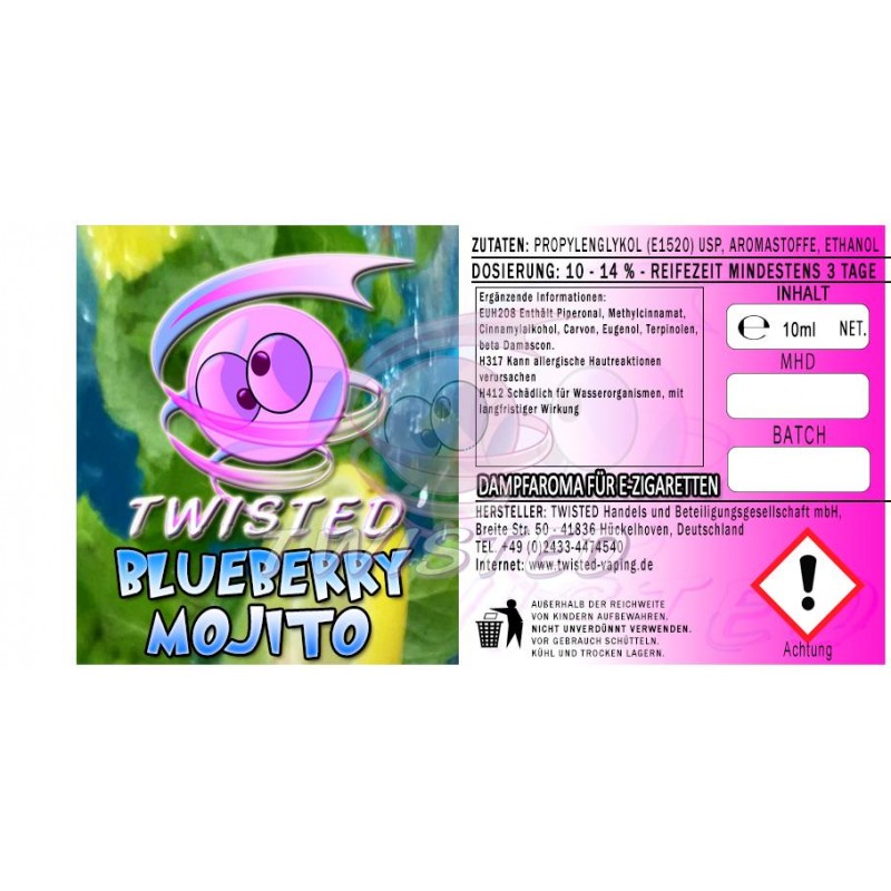 Blueberry Mojito - Aroma Twisted 10ml