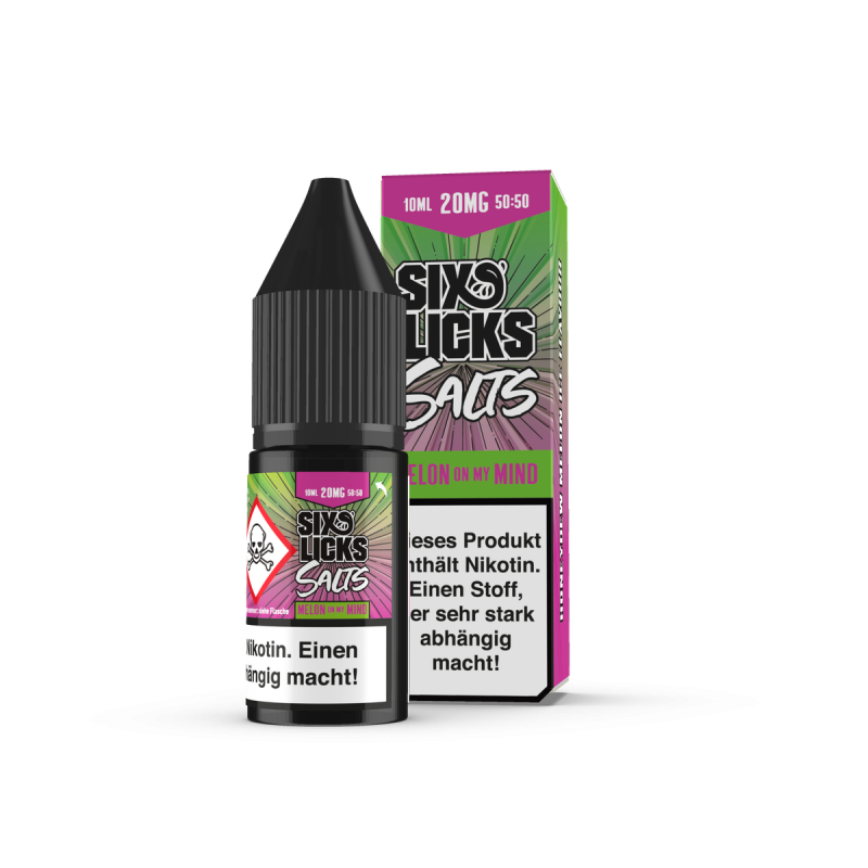 Six Licks Liquid Melon on my Mind Nikotinsalz