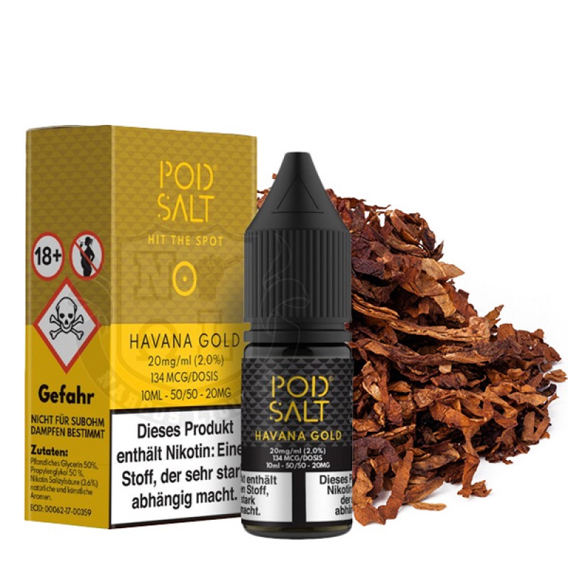 Pod Salt Liquid Havana Gold Nikotinsalz 20mg/ml