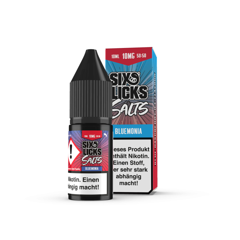 Six Licks Liquid Bluemonia Nikotinsalz