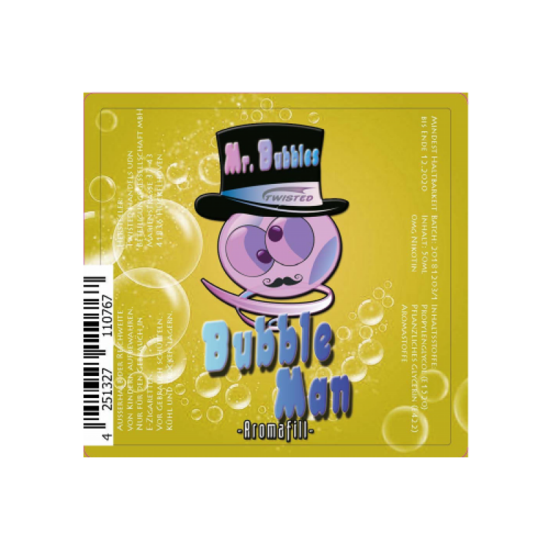 Bubble Man - Mr. Bubbles - Twisted - Liquid 50ml