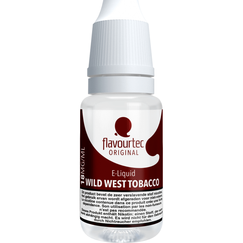 Wild West Tobacco - e-Liquid - 10ml - Flavourtec