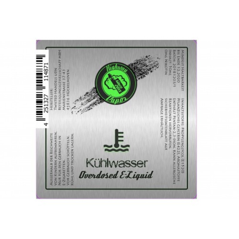 Kühlwasser - Highway Vapor - Twisted - Liquid 50m...