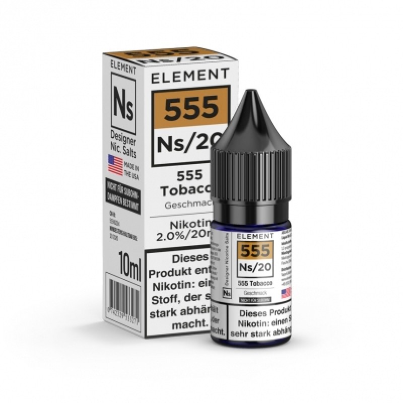 555 Tabak - Ns20 - 20mg - e-Liquid - 10ml - Elemen...